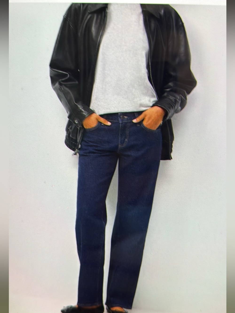 Aritzia Denim Forum Salma Super Lo-Rise Straight Jean (size 27)